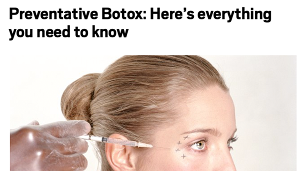 Metro – Harley Injectables, Botox