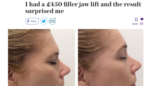 The Telegraph – Adonia Clinic, fillers